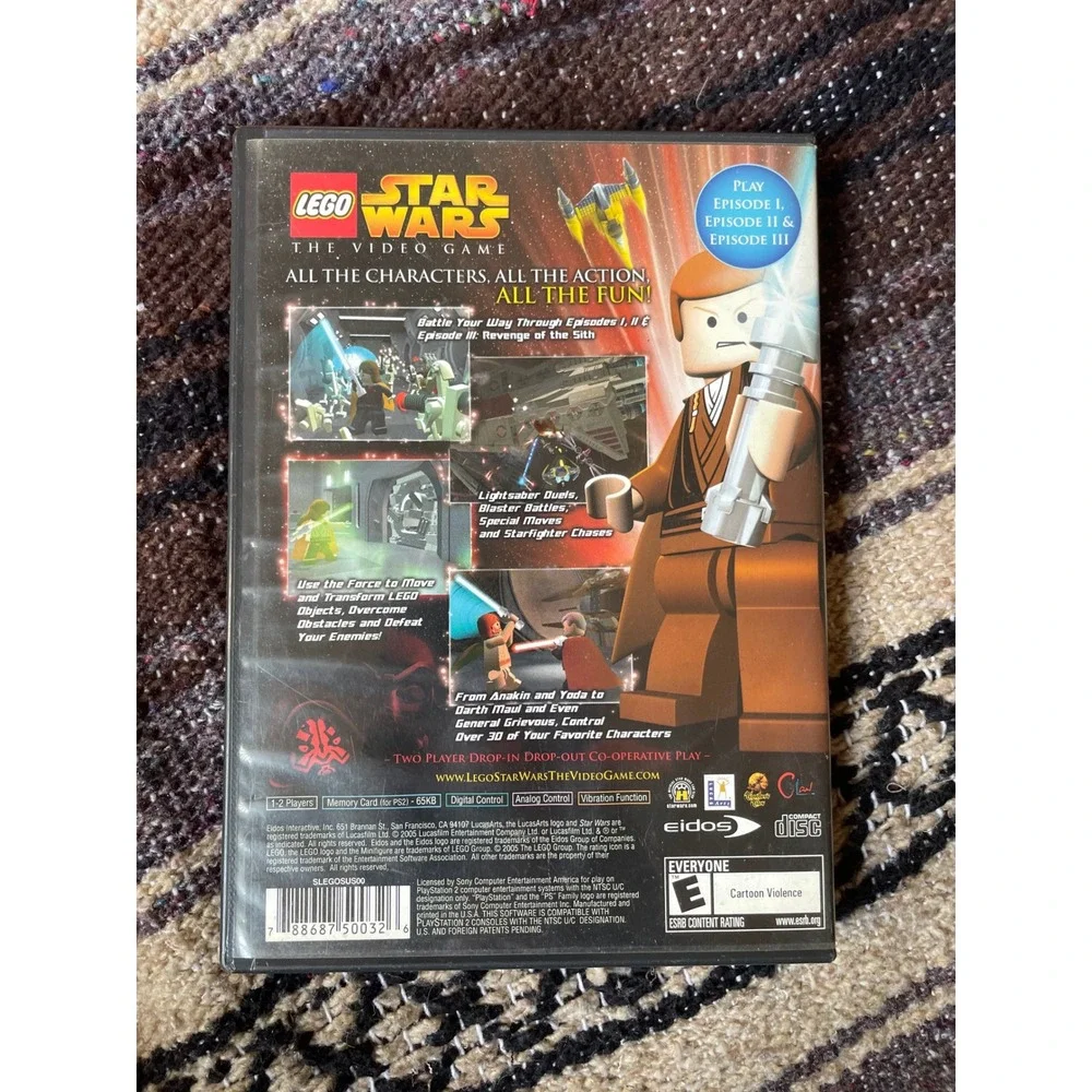 Lego Star Wars The Video Game for PlayStation 2 PS2 Complete‎